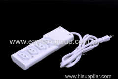 5 Outlets RJ45 Brazil Power Strip with Inmetro approval