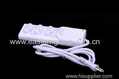 5 Outlets RJ45 Brazil Power Strip with Inmetro approval