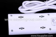 5 Outlets RJ45 Brazil Power Strip with Inmetro approval