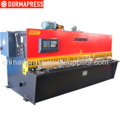 4mm*3200 hydraulic press cutting machine