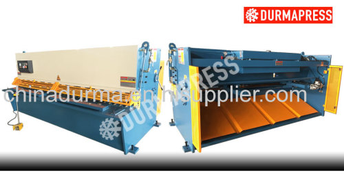 6mm steel plate automatic hydraulic sheet metal cutting machine with E21s control system