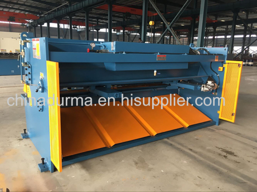 6mm steel plate automatic hydraulic sheet metal cutting machine with E21s control system