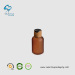 120ml frosted amber PET bottle with 24/410 bamboo pump