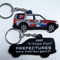 plastic 3D custom PVC rubber keychain