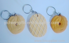 plastic 3D custom PVC rubber keychain