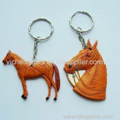 plastic 3D custom PVC rubber keychain