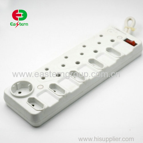 High quality standard 4 outlet 220v usb charger plug socket south africa power strip