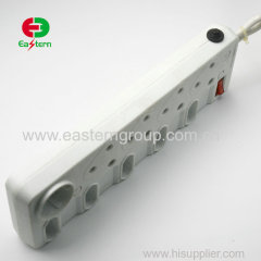 High quality standard 4 outlet 220v usb charger plug socket south africa power strip