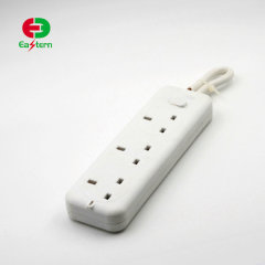 Wholesale price uk standard 4 way socket outlet surge protector with 2 usb charge power strip