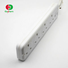 Wholesale price uk standard 4 way socket outlet surge protector with 2 usb charge power strip