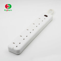 Functional 4 way BS electric extension board power strip with child protect good price