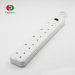 uk standard 3 way extension socket outlet power strip with usb charger