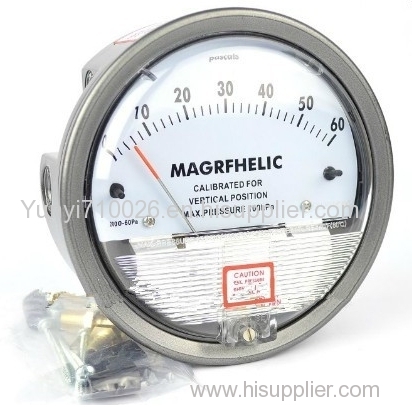 Micro differential pressure gauge for gas air