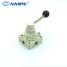 manual air valve pneumatic ceramics 4 Way big flow rate