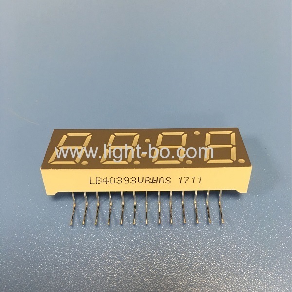 ultra blau gemeinsame anode 10mm 4 stellige 7 segment led uhr display für stb