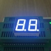Ultra bright white 0.56&quot; Dual digit 7 segment led display common anode for equipment panel