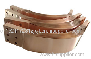 High voltage flexible tinned copper busbar connectors