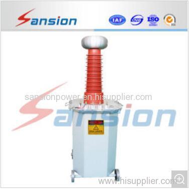 Oil Immersed Type Testing Transformer