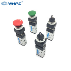 5 way push button mechanical valve