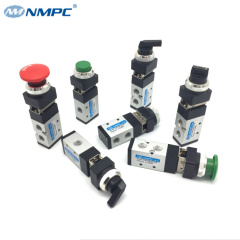 5 way push button mechanical valve