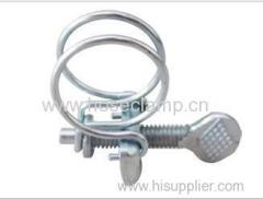 double wire hose clamp