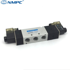 5/3 way double action solenoid valve