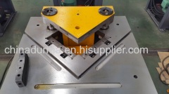 Optional Type Q28Y 6MM thickness 220mm 30 to 145 Degree Adjustable Corner Notching Machine