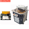 Hydraulic plate angle cutting notching machine