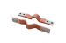 High voltage flexible tinned copper busbar connectors