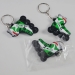 Manufacturer Hot sale 2/3D rubber keychain