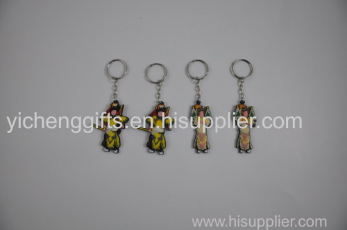 (china supplier)advertising tyre gifts for soft PVC keychain