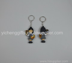 (china supplier)advertising tyre gifts for soft PVC keychain