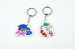 (china supplier)advertising tyre gifts for soft PVC keychain