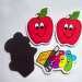 Wall stickers magnet / custom wood fridge magnets eco