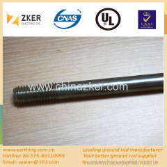 copper weld threaded ground rod