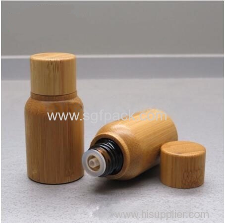 10ml full bamboo essential oil bottle with bamboo screw cap