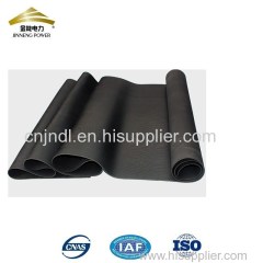 Black high voltage 6mm 15kv floor mat rubber