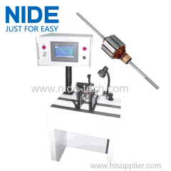 certificate armature dynamic balancing testing machine for vacuum cleaner motor rotor