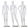 Full Body Ghost Stand Plastic Oem Manufacturer Glossy White Black Head With Shoulders Sports Female Mannequins
