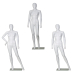 Full Body Glossy White Female Mannequins