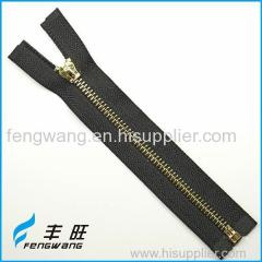 Wholesale price fancy metal zipper in roll