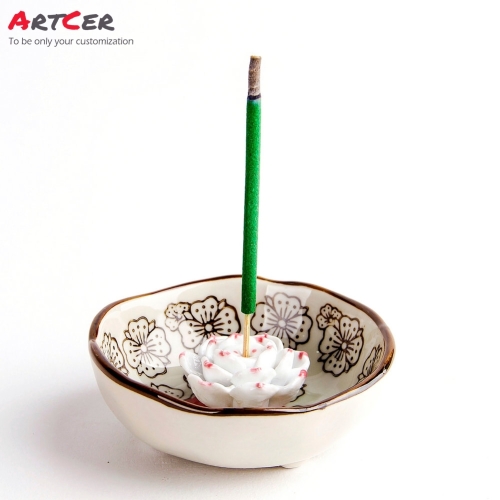ODM & OEM Handicraft Custom Ceramic Mini Incense Burner for Stick incense