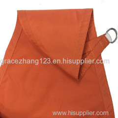 100%polyester rainproof shade sail; shade sail