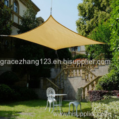 100%polyester rainproof shade sail; shade sail