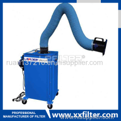 Portable welding smoke polishing machine dust collector