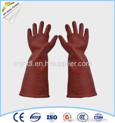 10kV linemen safety electrical latex gloves heat resistant