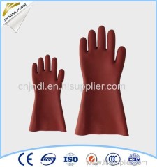 10kV linemen safety electrical latex gloves heat resistant