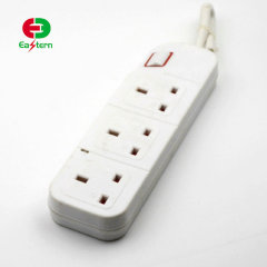 4 way safe electric outlet uk style power strip