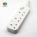 4 AC Outlets 2 USB Charging Ports UK Travel Power Strip Surge Protector
