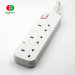 6 gang extension lead socket plug extension cord UK socket with USB port